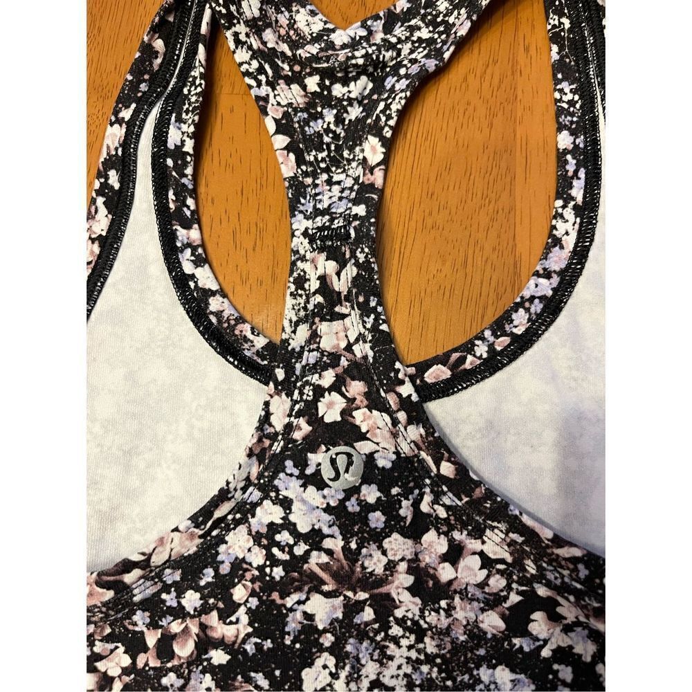 Lululemon Cool Racerback II Floral Spritz Multi Tank Top Size 2? - Picture 6 of 7